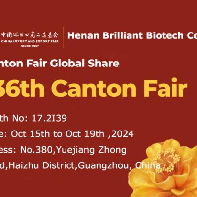 Invitation letter to the 136th Canton Fair